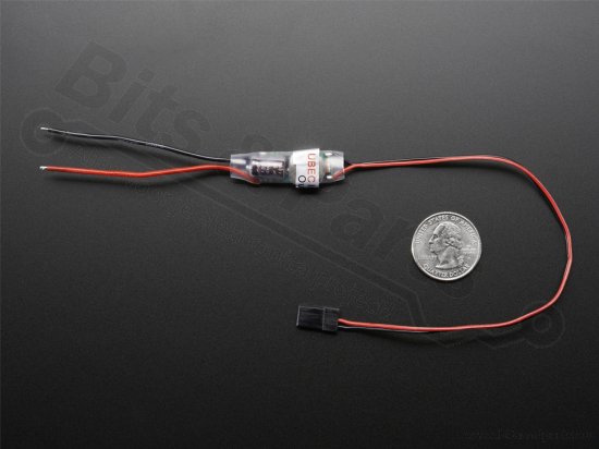 Spanningsconverter DC-DC UBEC - Uin:6-23V Uout:5V/3A